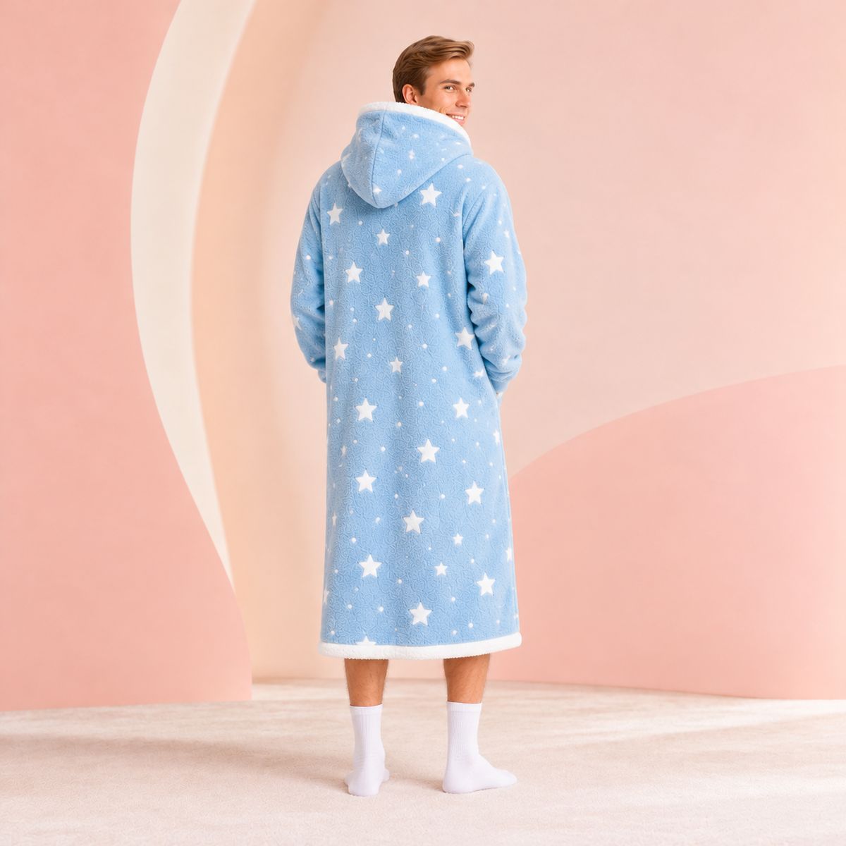 The Velrenne Sherpa Wearable Blanket Hoodie