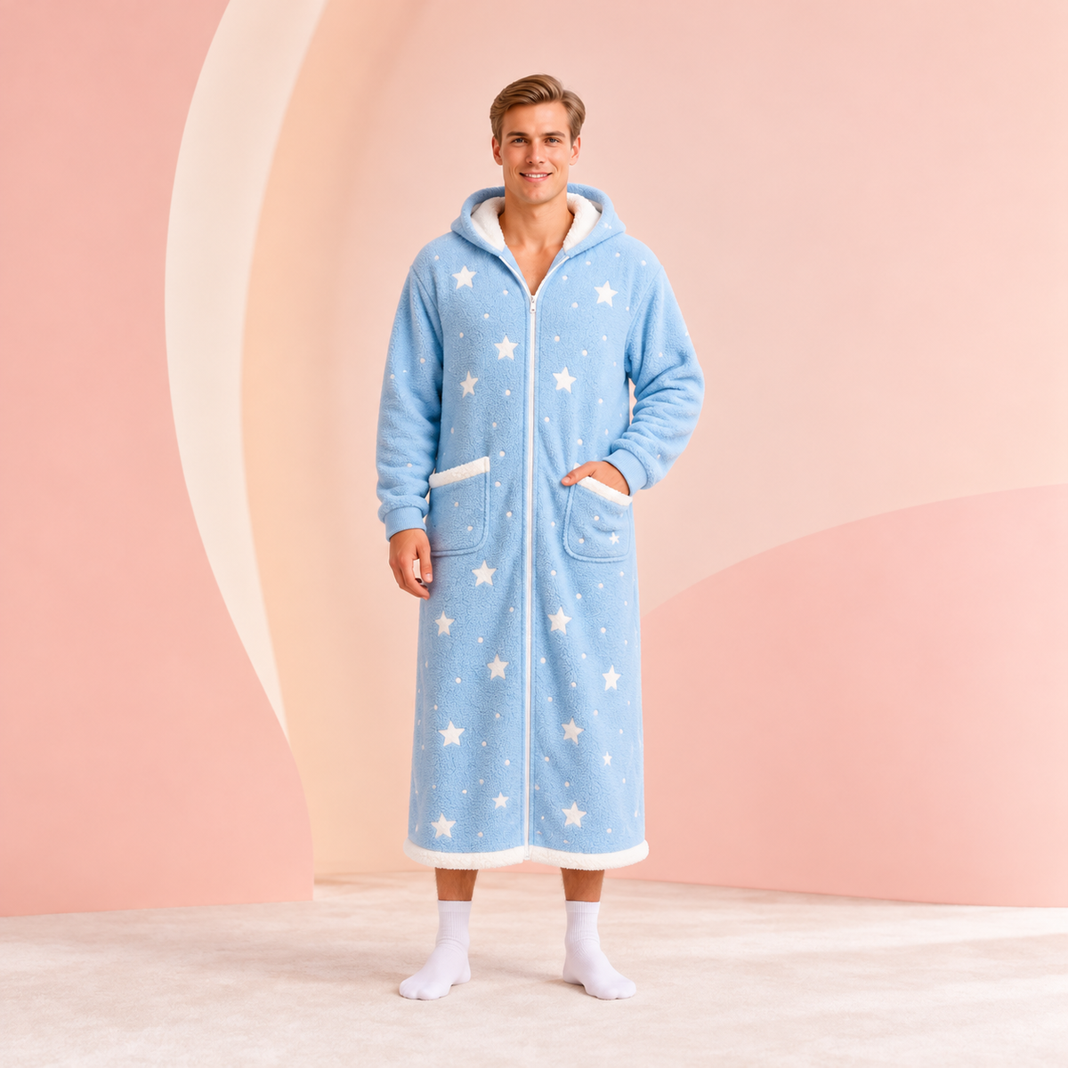 The Velrenne Sherpa Wearable Blanket Hoodie