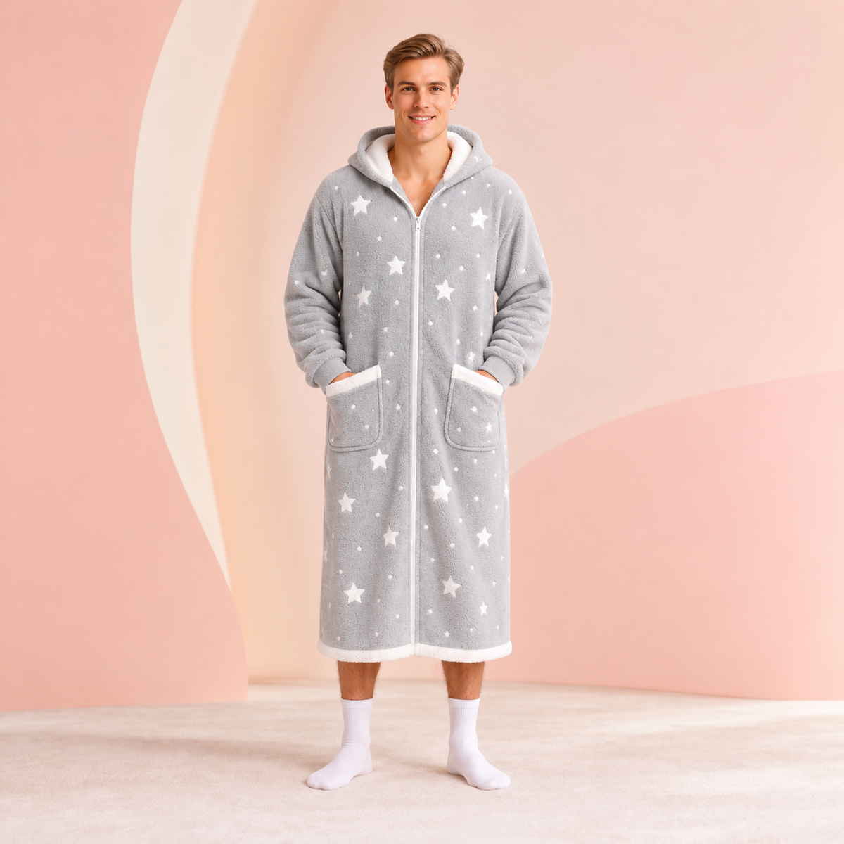 The Velrenne Sherpa Wearable Blanket Hoodie