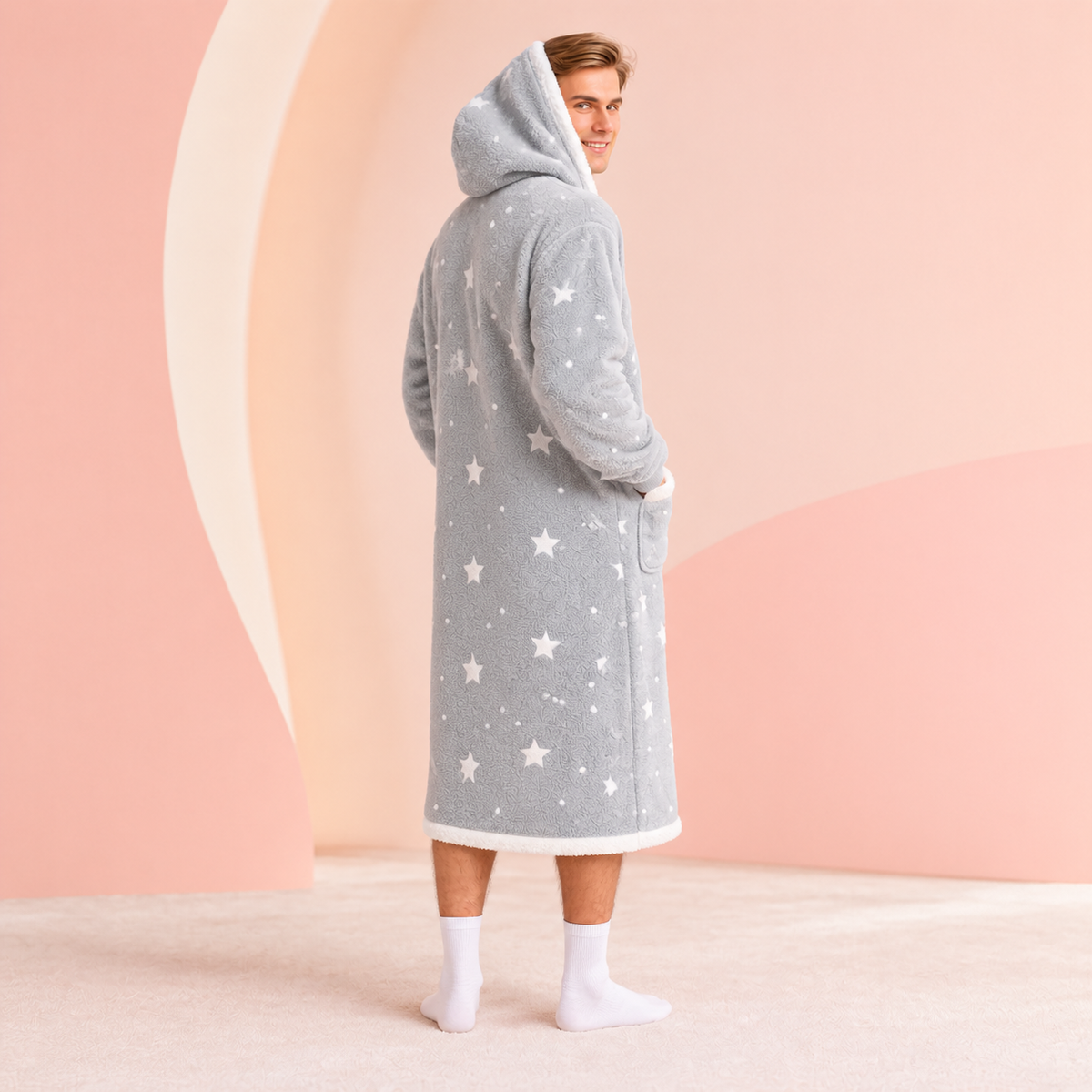 The Velrenne Sherpa Wearable Blanket Hoodie
