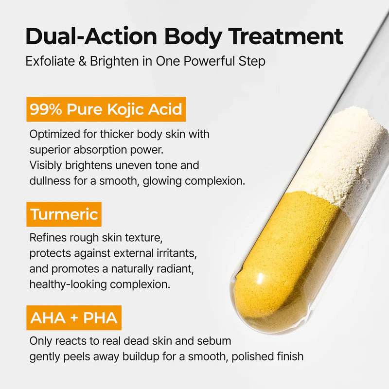 WomenWellnes Body Peel Spray - Kojic + Turmeric