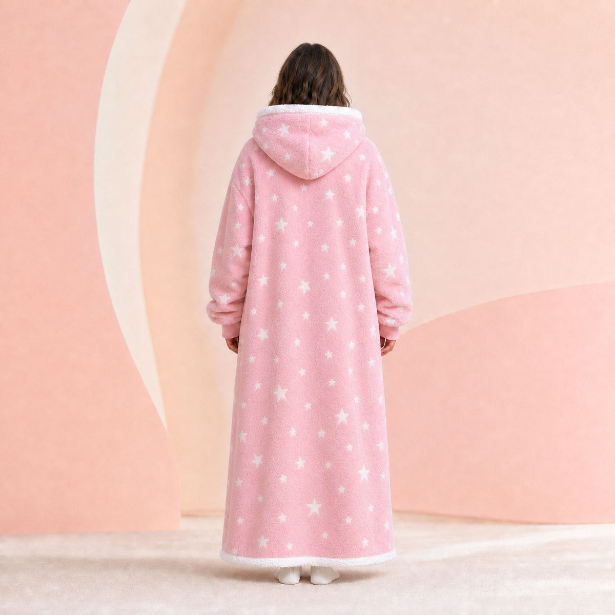 Velrenne sherpa wearable blanket hoodie